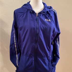 Fila Women's Wind BreaketJacket in Deep Blue